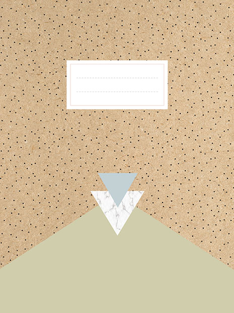 Kraft schrift (ruiten) / Kraft cahier (quadrillé)