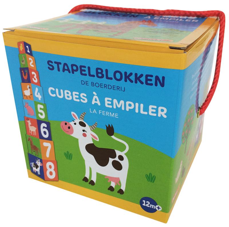 Stapelblokken – De boerderij (+ 12 m) / Cubes à empiler – La ferme (+ 12 m)