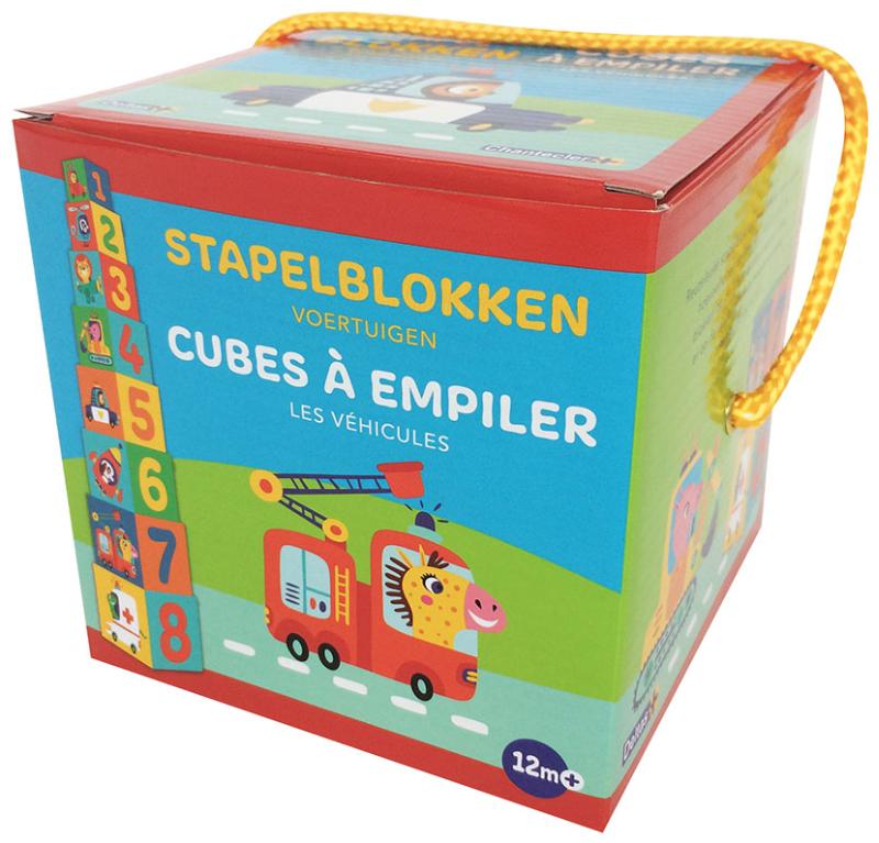 Stapelblokken – Voertuigen (+ 12 m) / Cubes à empiler – Les véhicules (+ 12 m)