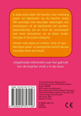 Speel- en leerkaarten – Mijn eerste 100 woordjes vanaf 1 jaar