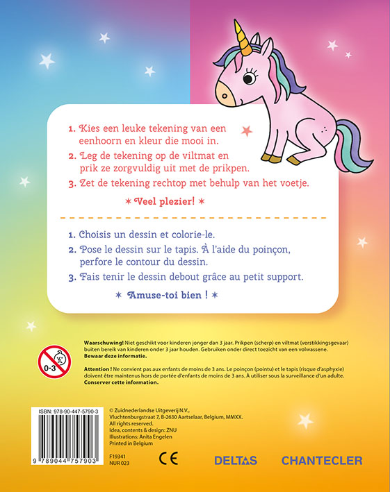 Prikblok Unicorn / Bloc à perforer Unicorn