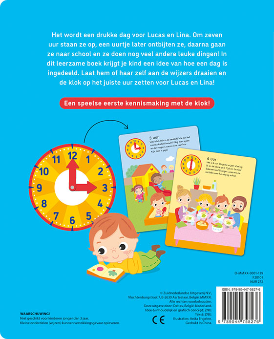 Hoe laat is het? (3-5 j.)