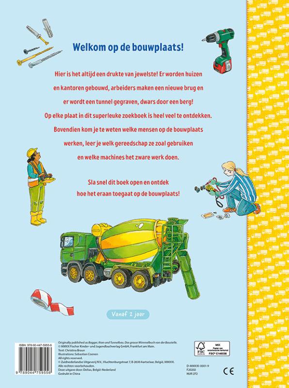 Kijk-en zoekboek – Op de bouwplaats