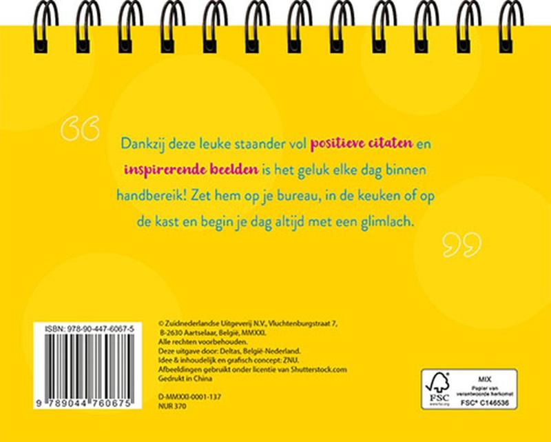 Elke dag gelukkig – Tafelstaander