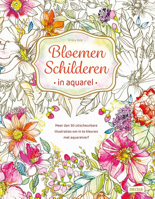 Bloemen schilderen in aquarel