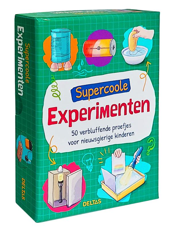 Supercoole experimenten – Doos met kaarten