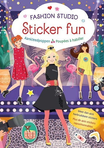 Fashion studio sticker fun – aankleedpop