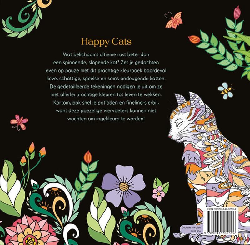 Happy Cats – Kleuren voor volwassenen