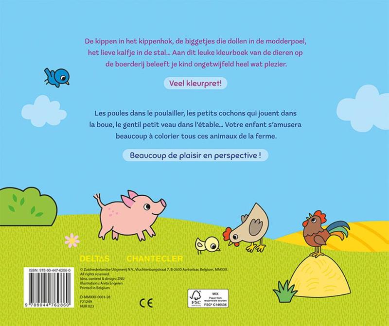 Happy Coloring – De dieren van de boerderij / Happy Coloring – Les animaux de la ferme