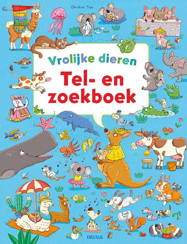 Tel- en zoekboek – Vrolijke dieren