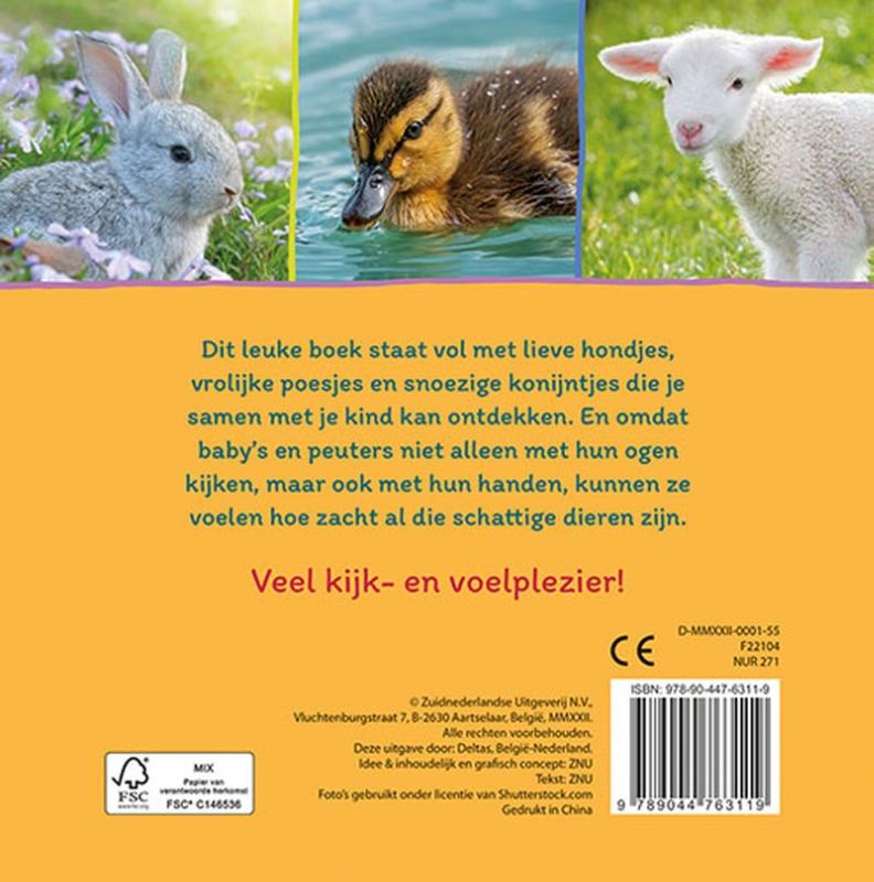 Baby’s eerste voelboekje – Lieve dieren