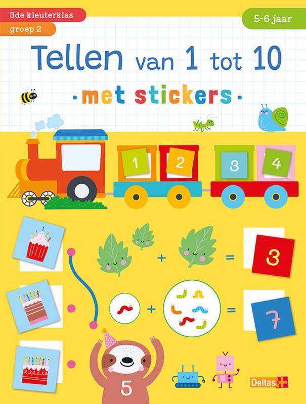 Tellen van 1 tot 10 met stickers – 5-6 jaar
