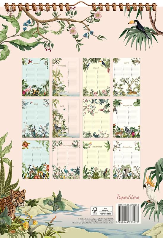 Verjaardagskalender – Tropical