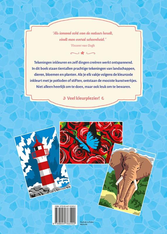 Kleuren op nummer voor volwassenen - Natuur - Afbeelding 2