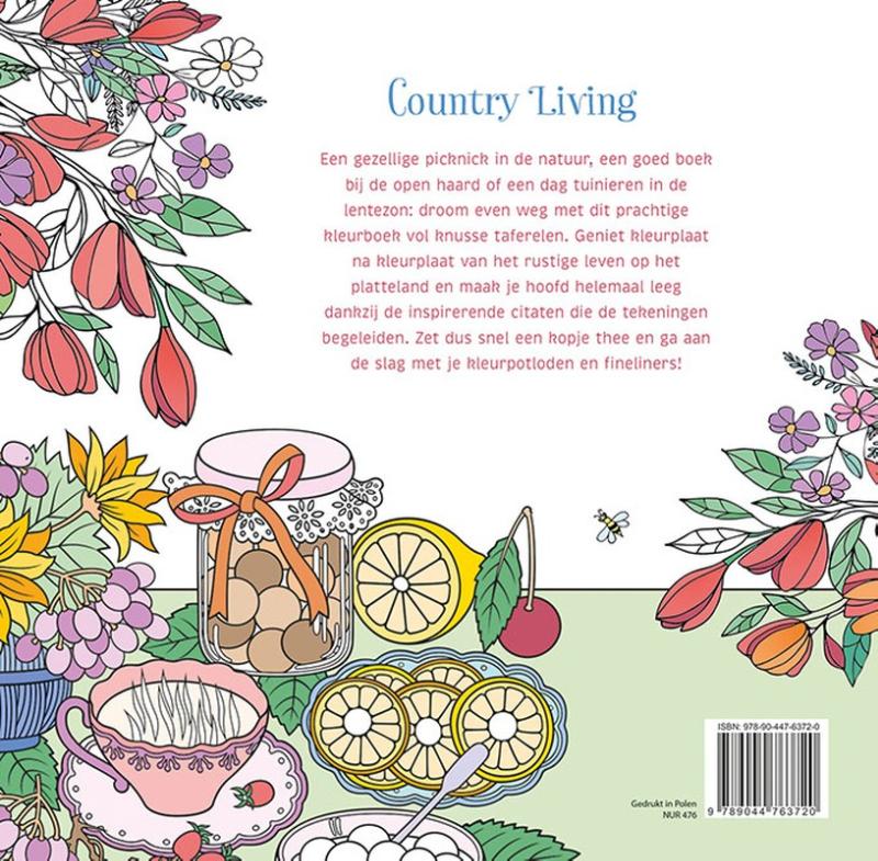 Country Living – Kleuren voor volwassenen
