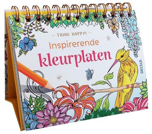Think happy! inspirerende kleurplaten