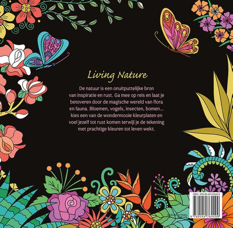 Living nature – kleuren voor volwassenen