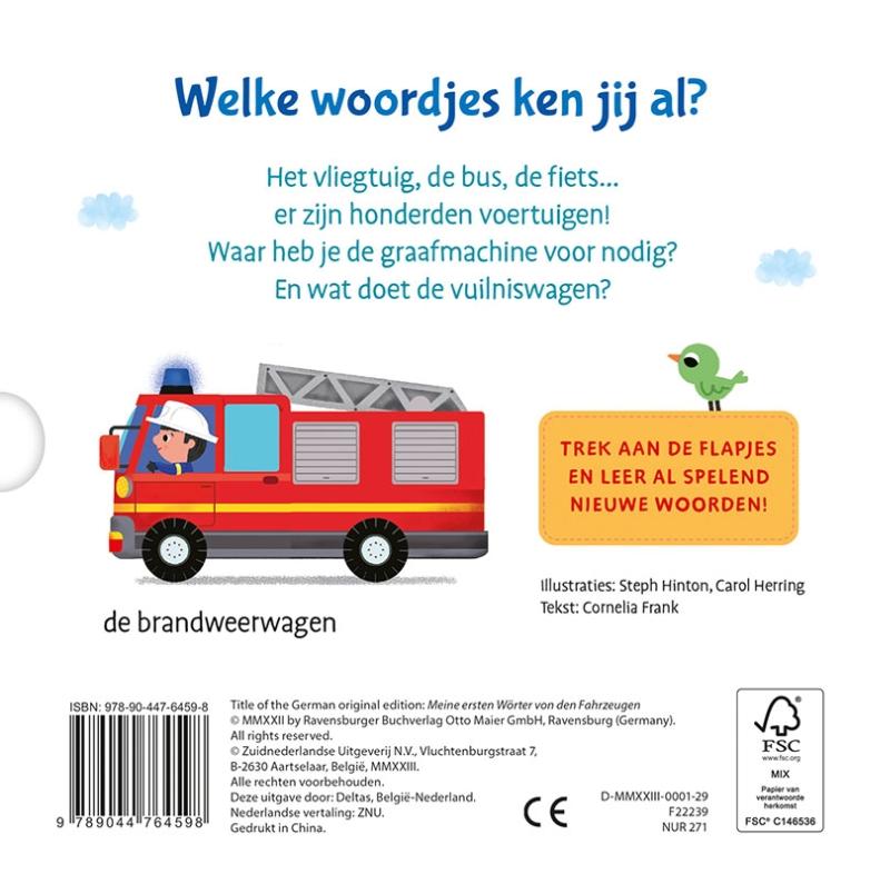 Mijn eerste woordjes – Voertuigen – 1-3 jaar