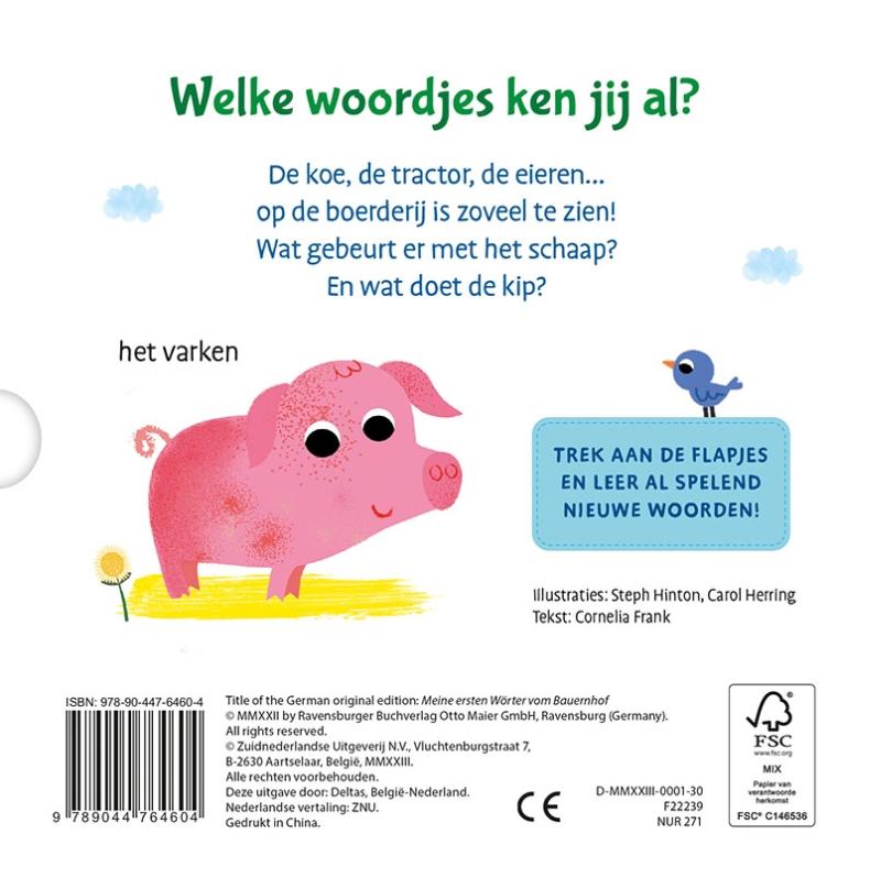 Mijn eerste woordjes – Op de boerderij – 1-3 jaar