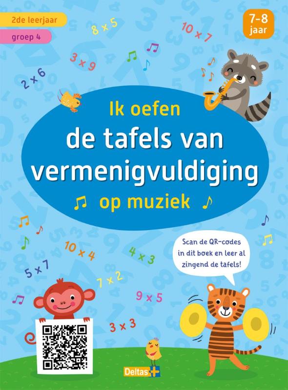 Ik oefen de tafels van vermenigvuldiging op muziek – groep 4 7-8 jaar