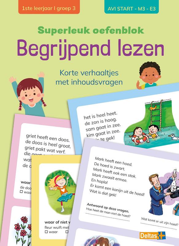 Superleuk oefenblok begrijpend lezen – 1ste leerjaar/ groep 3