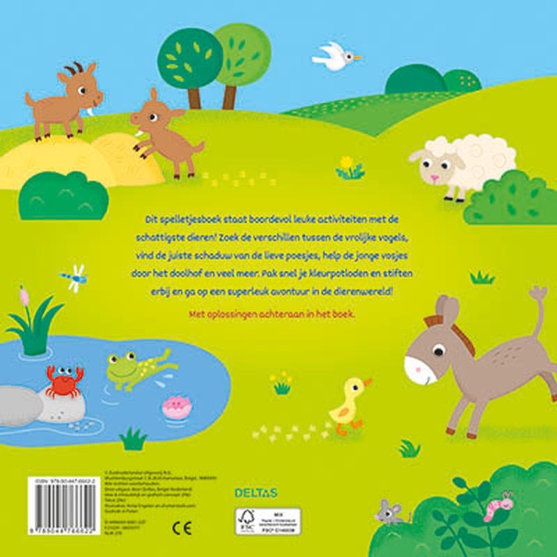 Het leukste dieren spelletjesboek – 5-7 jaar