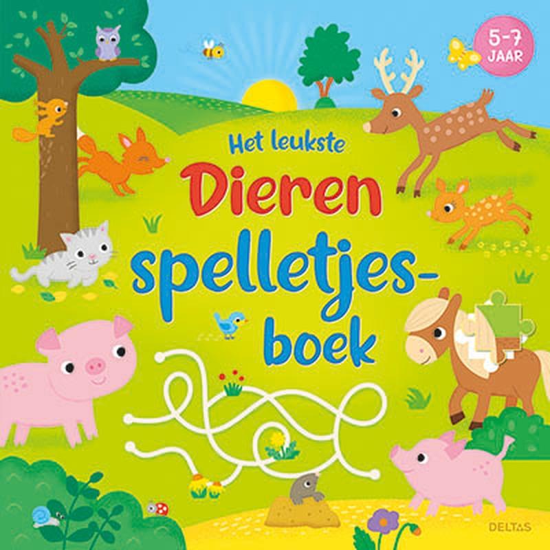 Het leukste dieren spelletjesboek – 5-7 jaar