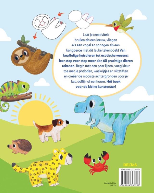 Stap voor stap dieren tekenen