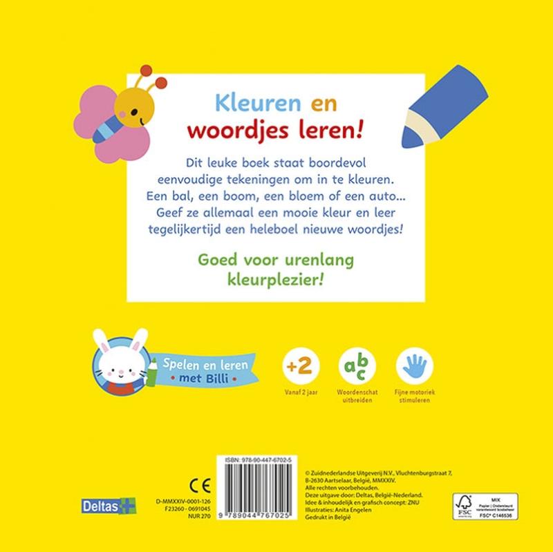 Mijn allereerste kleurboek met woordjes