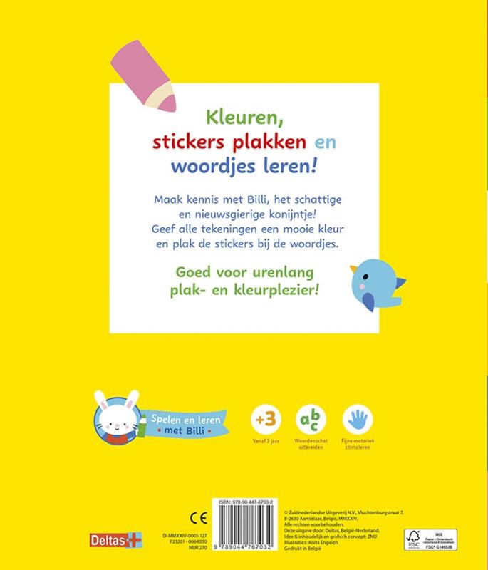 Mijn allereerste stickerboek met woordjes