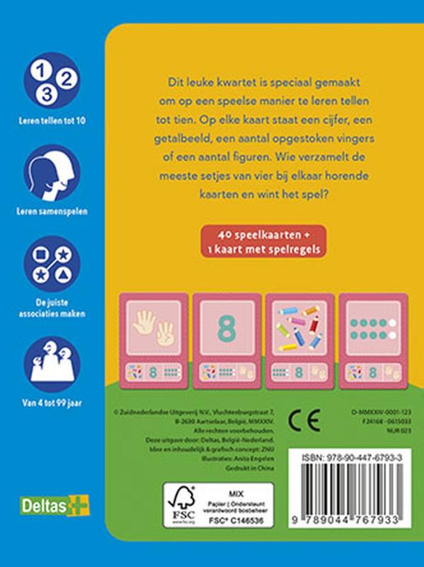 Kwartet – Ik leer tellen van 1 tot 10