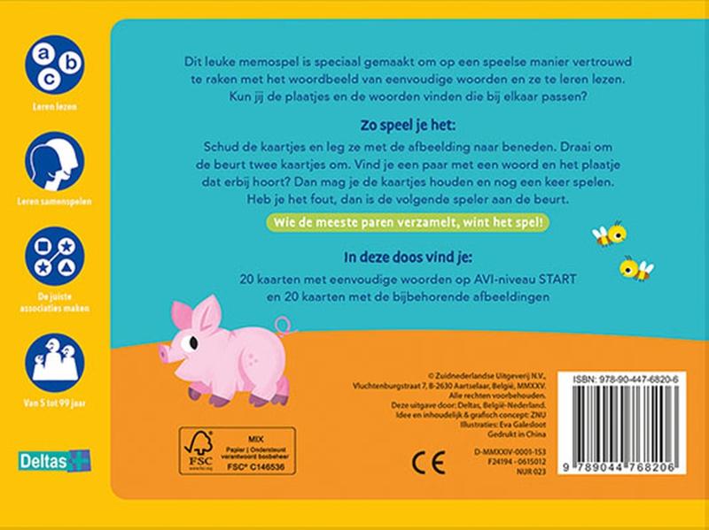 Ik leer lezen! Memo-spel
