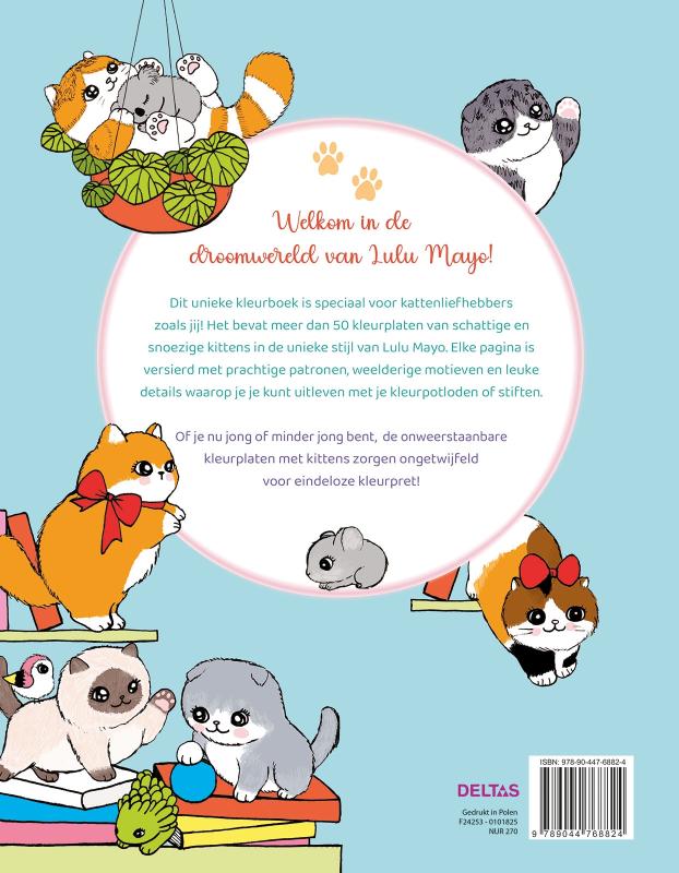 Snoezige kittens Kleurboek