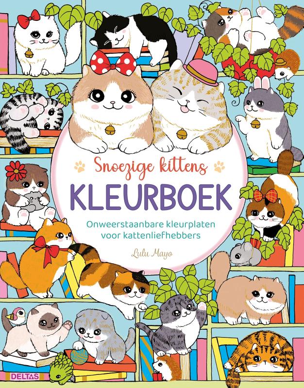 Snoezige kittens Kleurboek