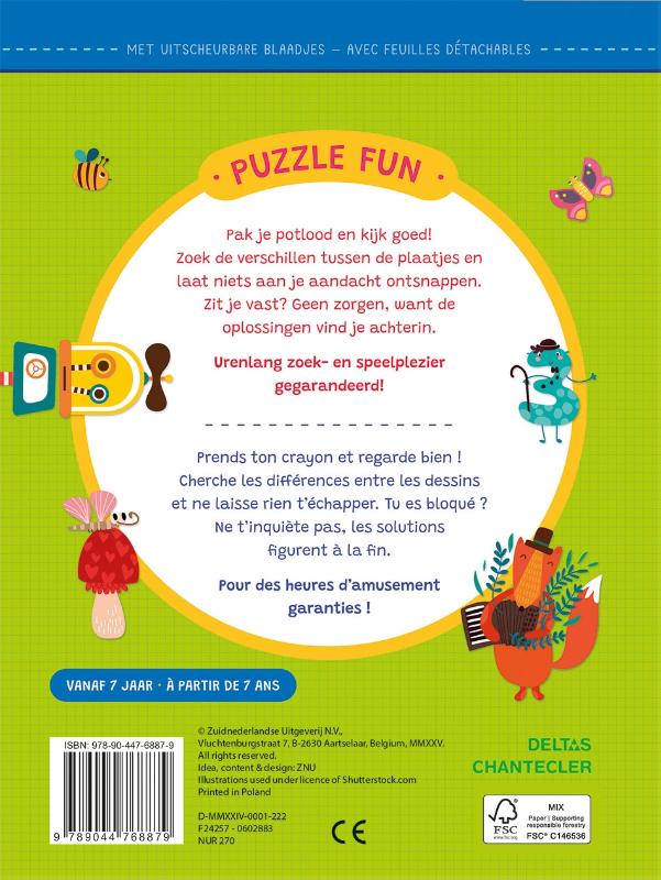 Puzzle Fun – Zoek de verschillen / Puzzle Fun – Cherche les différences