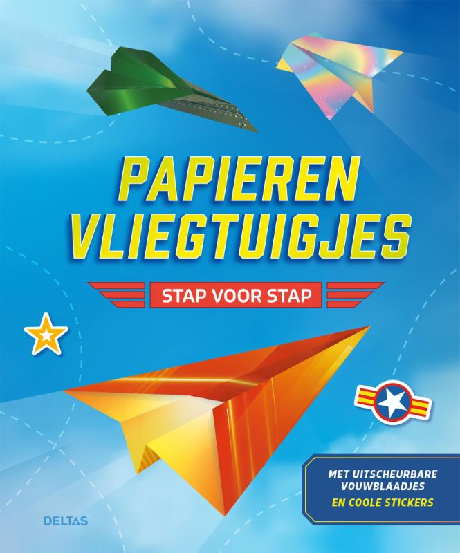 Papieren vliegtuigjes – stap voor stap