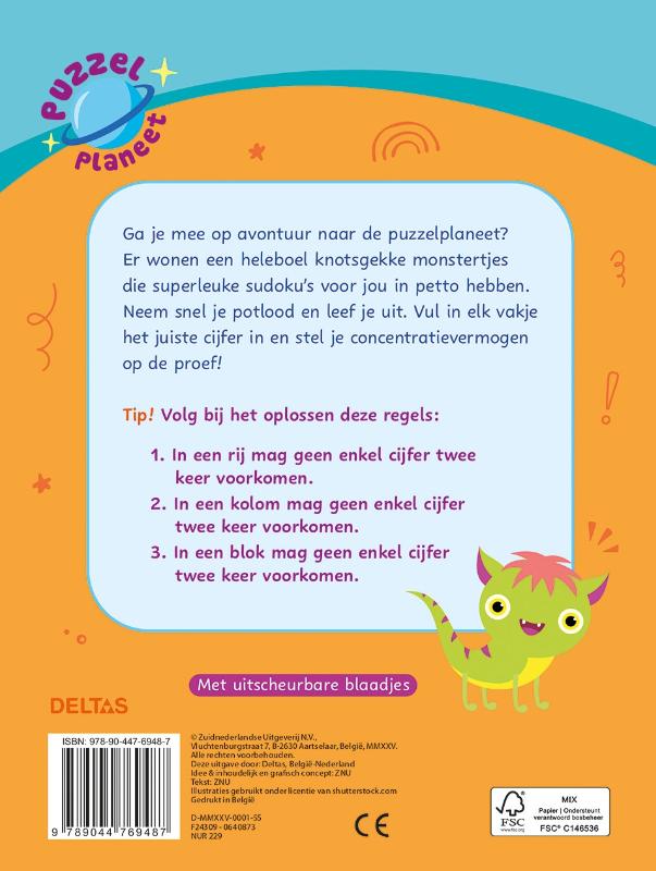 Puzzelplaneet – Supercoole sudoku’s – 8-10 jaar