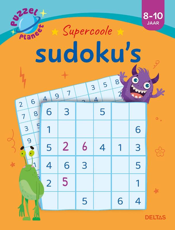 Puzzelplaneet – Supercoole sudoku’s – 8-10 jaar