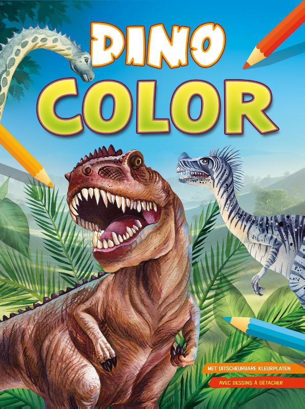Dino Color kleurblok / Dino Color Bloc de coloriage