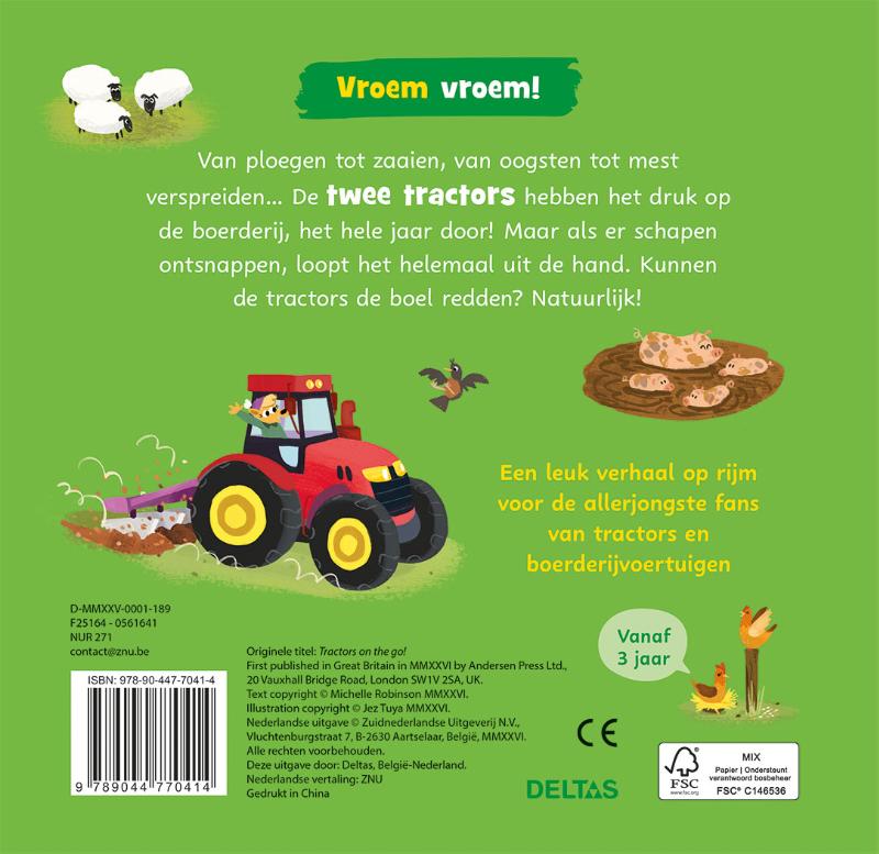 Vroem vroem – Aan het werk! Een boek vol stoere tractors