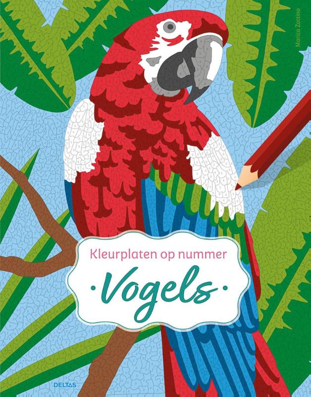 Vogels – Kleurplaten op nummer