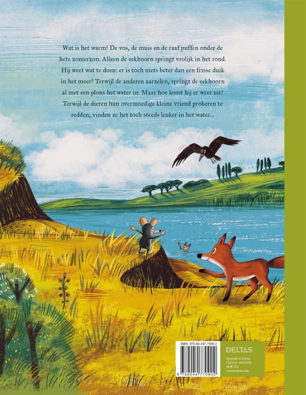 Op een warme zomerdag