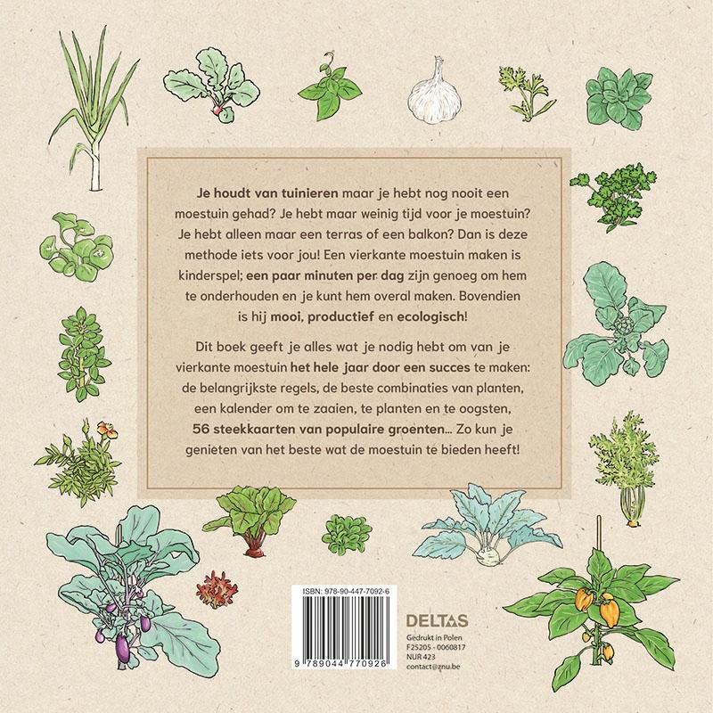 Groenten kweken op een vierkante meter