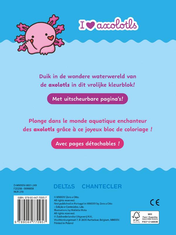 I love Axolotls Color