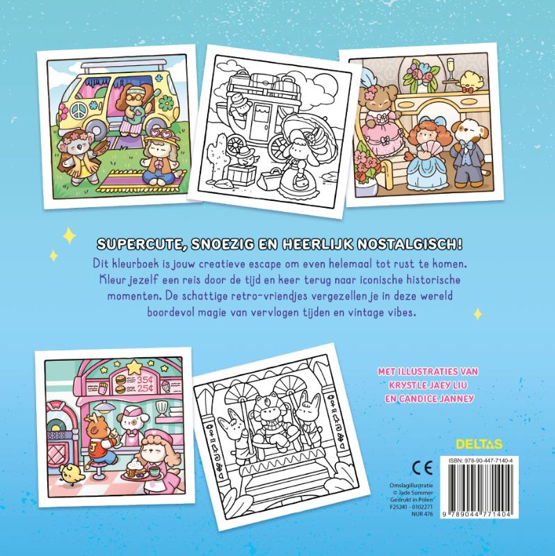 Cozy Vintage – Comfy kleurboek Jade Summer