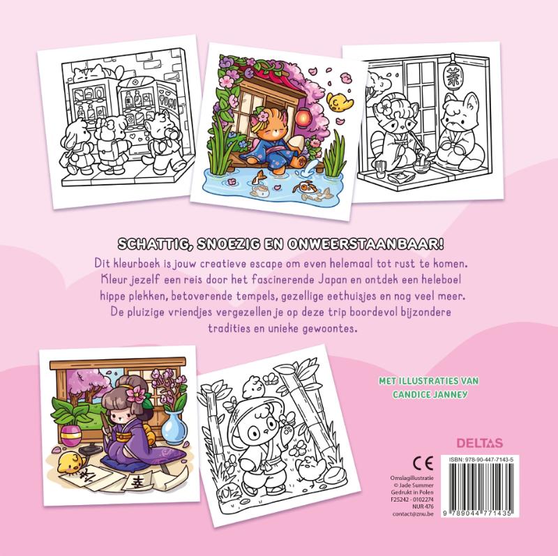 Cozy Japan – Comfy kleurboek Jade Summer