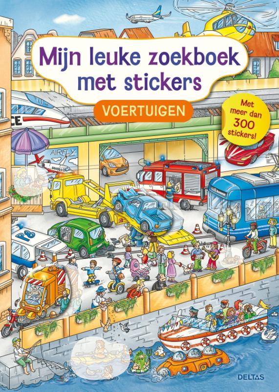 Mijn leuke zoekboek met stickers – Voertuigen