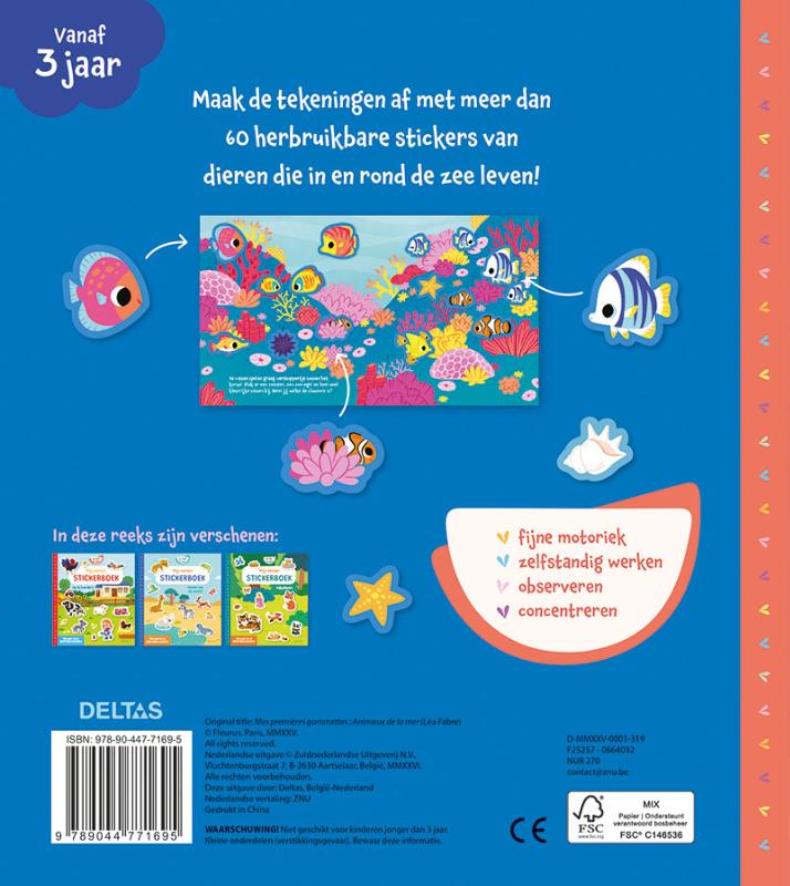 Mijn eerste stickerboek Dieren van de zee