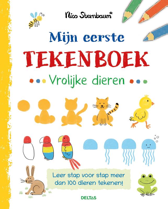 Mijn eerste tekenboek Vrolijke dieren