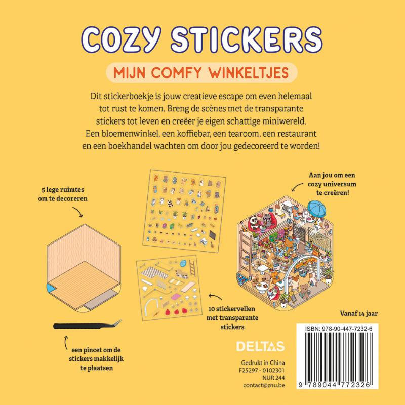 Cozy Stickers &ndash; Mijn comfy winkeltjes